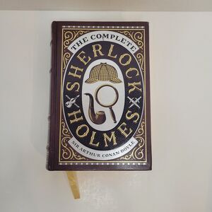 B&N Complete Sherlock Holmes Leather-O/P by A. Doyle (Hardcover)